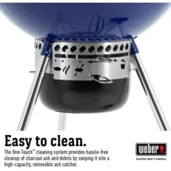 Barbecue Charbon Master-Touch Gbs 5750 - Ocean Blue - WEBER -Le Coin du Grill barbecue charbon master touch gbs 5750 57 cm ocean blue 3