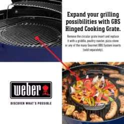 Barbecue Charbon Master-Touch Gbs 5750 - Ocean Blue - WEBER -Le Coin du Grill barbecue charbon master touch gbs 5750 57 cm ocean blue 4