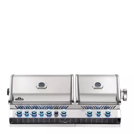 Napoleon Barbecue Encastrable Gaz Built-I Pro825 + 4 Brûleurs + 2 Sizzle Interieurs + Brûleur Arriere + Fumoir 1 Napoleon Barbecue Encastrable Gaz Built-I Pro825 + 4 Brûleurs + 2 Sizzle Interieurs + Brûleur Arriere + Fumoir