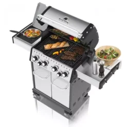 Barbecue Gaz Baron S 490 Ir Avec Plancha Et Rôtissoire BROIL KING -Le Coin du Grill barbecue gaz baron 490s broilking 2