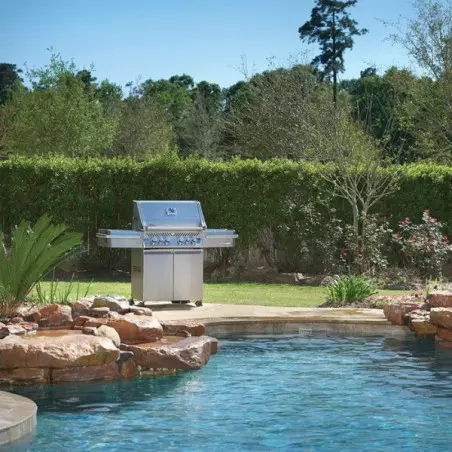 Napoleon Barbecue Gaz Naturel Prestige 500 Inox 4 Brûleurs + Sizzle Lateral + Brûleur Arriere 2 Napoleon Barbecue Gaz Naturel Prestige 500 Inox 4 Brûleurs + Sizzle Lateral + Brûleur Arriere – Image 2