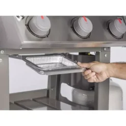 Barbecue Gaz Spirit II E-310 + Plancha - Black - WEBER -Le Coin du Grill barbecue gaz weber spirit ii e 310 gbs black plancha 3