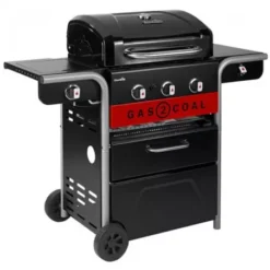 Barbecue Hybride Gaz & Charbon Gas2Coal 330 2.0 3 Brûleurs -Le Coin du Grill barbecue hybride gaz charbon gas2coal 20 3 bruleurs 4