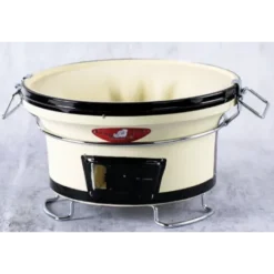 Barbecue Japonais Rond Shichirin Kt-13 Diam 26,2 X H16,2 Cm -Le Coin du Grill barbecue japonais rond shichirin kt 13 diam 262 x h162 cm 2