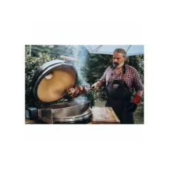 Barbecue Ceramique Le Chef Pro 2.0 Noir à Poser - MONOLITH -Le Coin du Grill barbecue kamado le chef noir sans chariot monolith 3