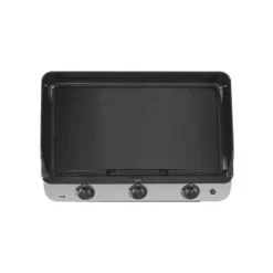Chariot Plancha Fusion 75 Noir / Inox 2024 - ENO -Le Coin du Grill chariot ferme 2023 pour plancha fusion 75 noir inox eno 4