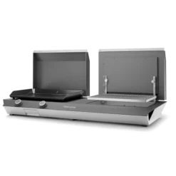 Combi Plancha 60 Gril 60 Acier Noir & Gris