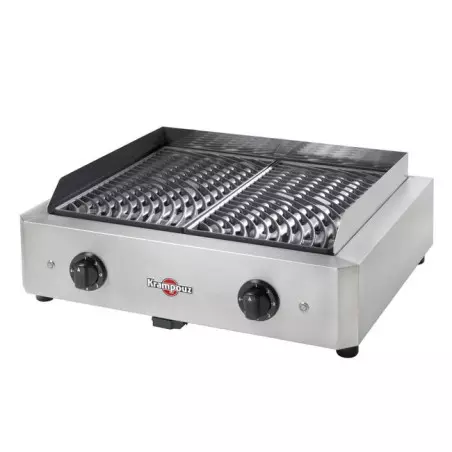 Grill Electrique KRAMPOUZ Mythic XL 500X400 - 2 X 1700W 1 Grill Electrique KRAMPOUZ Mythic XL 500X400 - 2 X 1700W