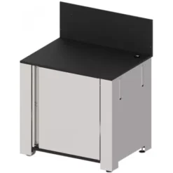 Meuble Modulo Plancha Hpl & Inox + Porte + Credence - ENO