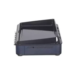 Devant -Le Coin du Grill plancha enosign gaz 80 inox acier noir avec capot 1