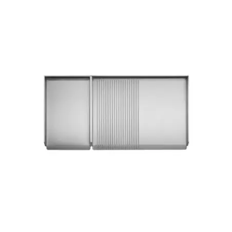 Plancha Gaz PLANET Chef 80Mix Plaque Inox 26 Lisse - 55 Lisse Rainurée (Réf. 0201144) 2 Plancha Gaz PLANET Chef 80Mix Plaque Inox 26 Lisse - 55 Lisse Rainurée (Réf. 0201144) – Image 2