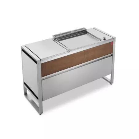 Table Fermée Oasi 142C + Plancha Oasi 60 Electrique - PLANCHA PLANET 1 Table Fermée Oasi 142C + Plancha Oasi 60 Electrique - PLANCHA PLANET